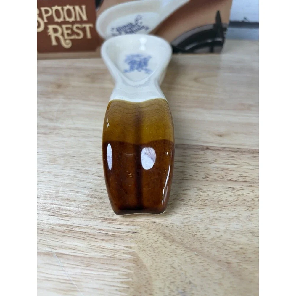 Ceramic Home Sweet Home Spoon Rest Cottagecore New In Box 9”